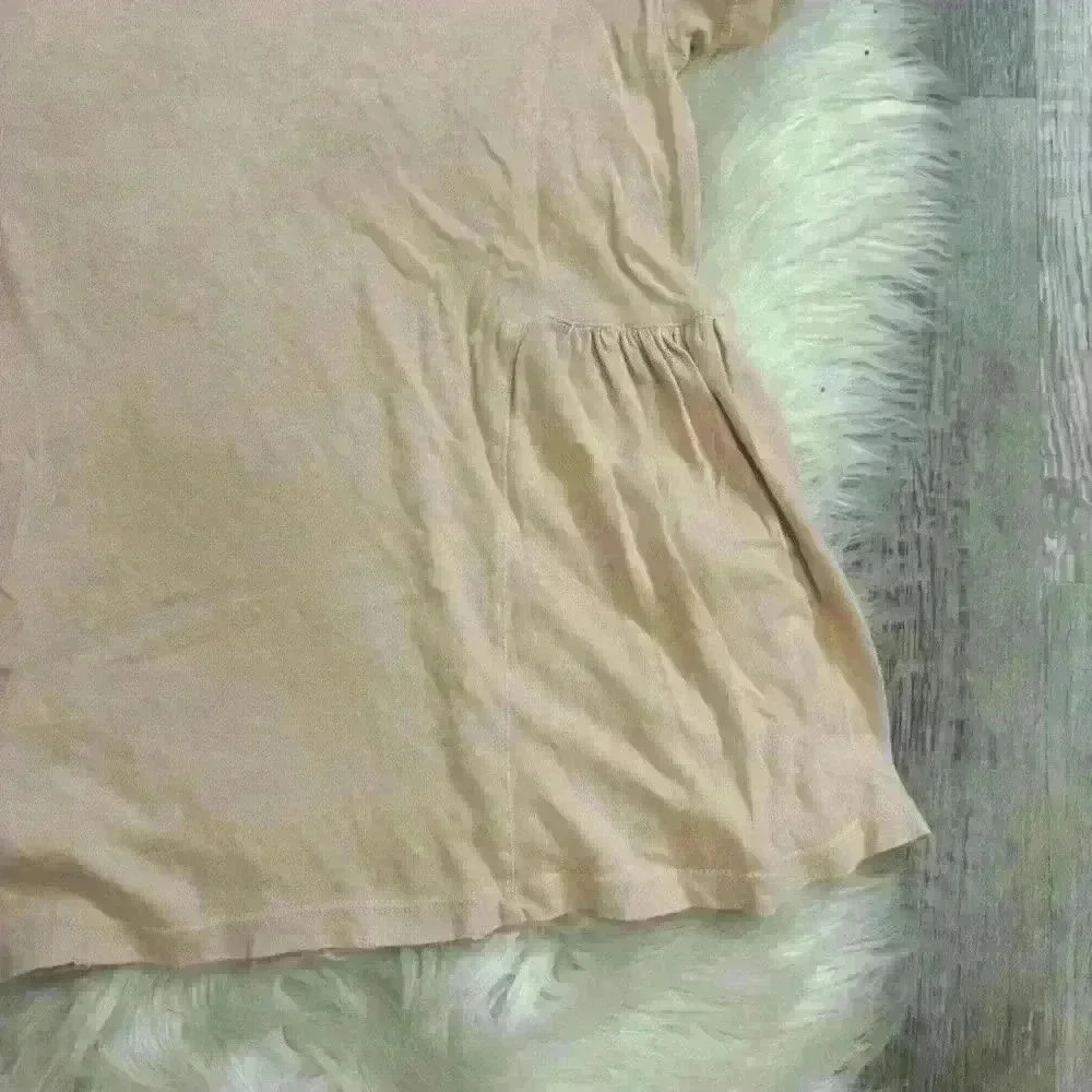 Current Elliot The Girlfriend Tee in Devotion blush pink Overdye Sz 1 or small - Picture 10 of 10